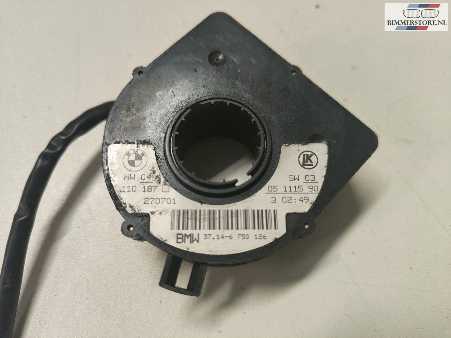 Stuur hoeksensor Stuurkolom BMW 3 5 Z3 Serie E46 E39 6750126, Auto-onderdelen, Gebruikt, -, -, Ophalen of Verzenden