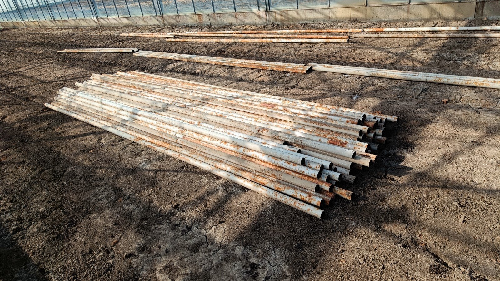 Lot 400 stalen buizen 50mm 4,5m (verwarmingsbuizen), Ophalen, Overige materialen, Gebruikt, 4 tot 6 meter