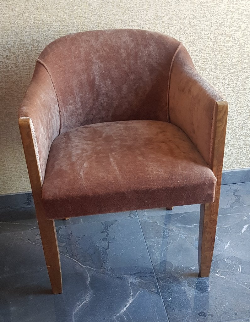 2 art deco armstoelen vermoedelijk maison Dominique, Ophalen