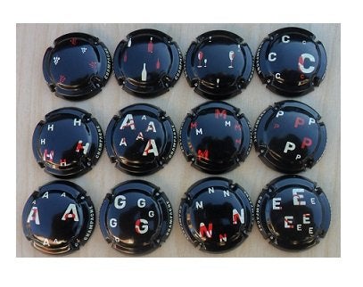 Champagne capsules - Generieken Puzzle (G 1132-1133), Verzenden