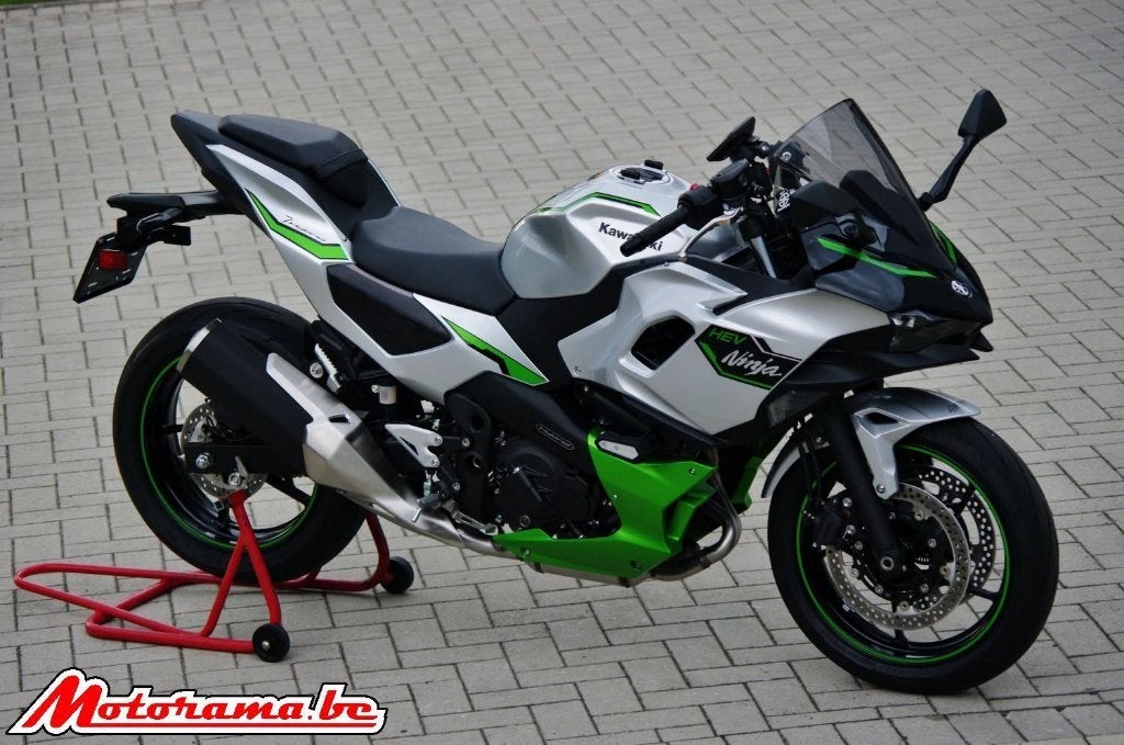 Kawasaki Ninja 7 Hybrid - 2026 - 1500 km @Motorama, 450 cc, 2 cilinders, Occasion, Motorrijbewijs A