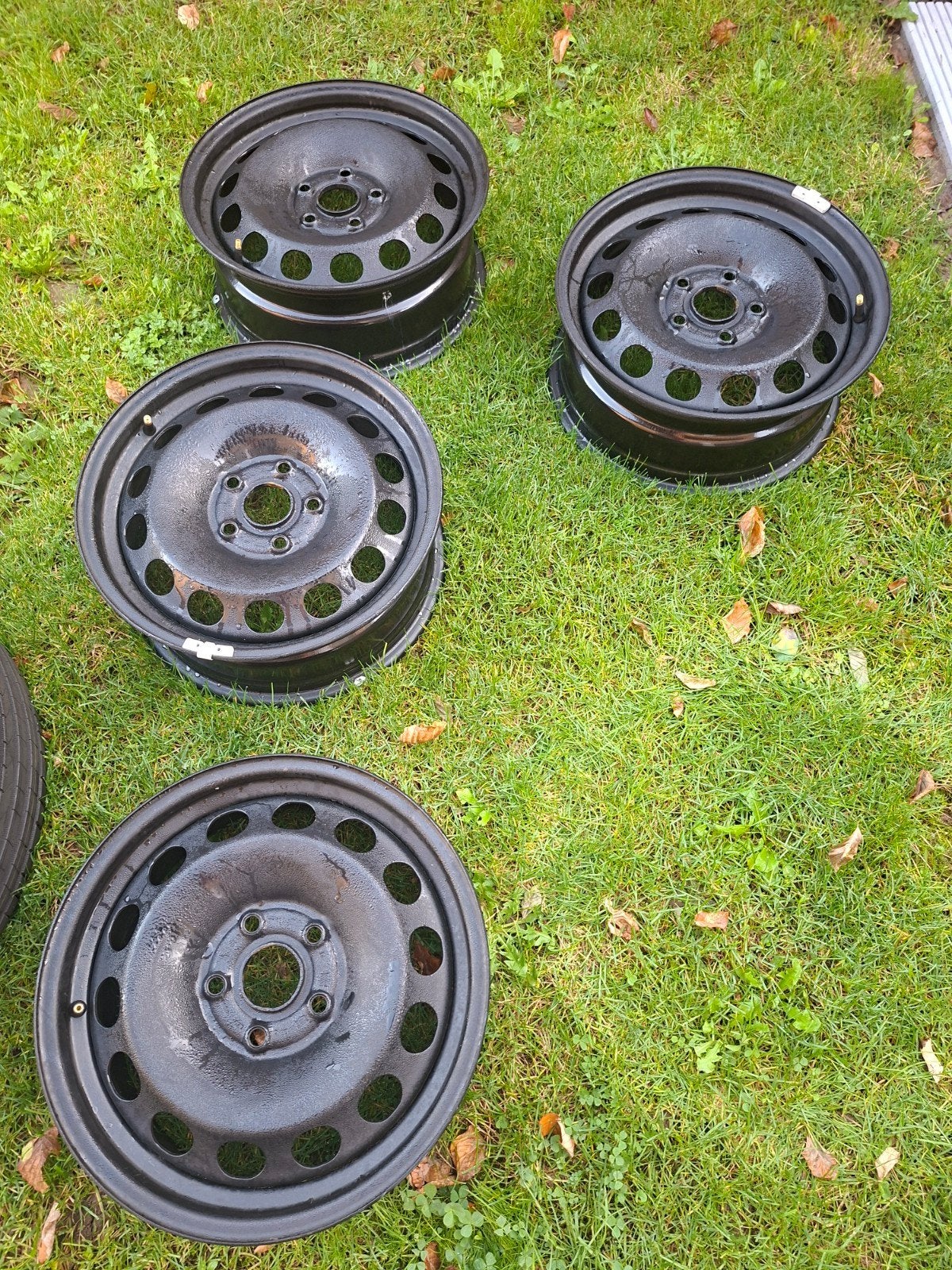 4 jantes tôles volkswagen 16 pouces d'origine, Ophalen, BMW