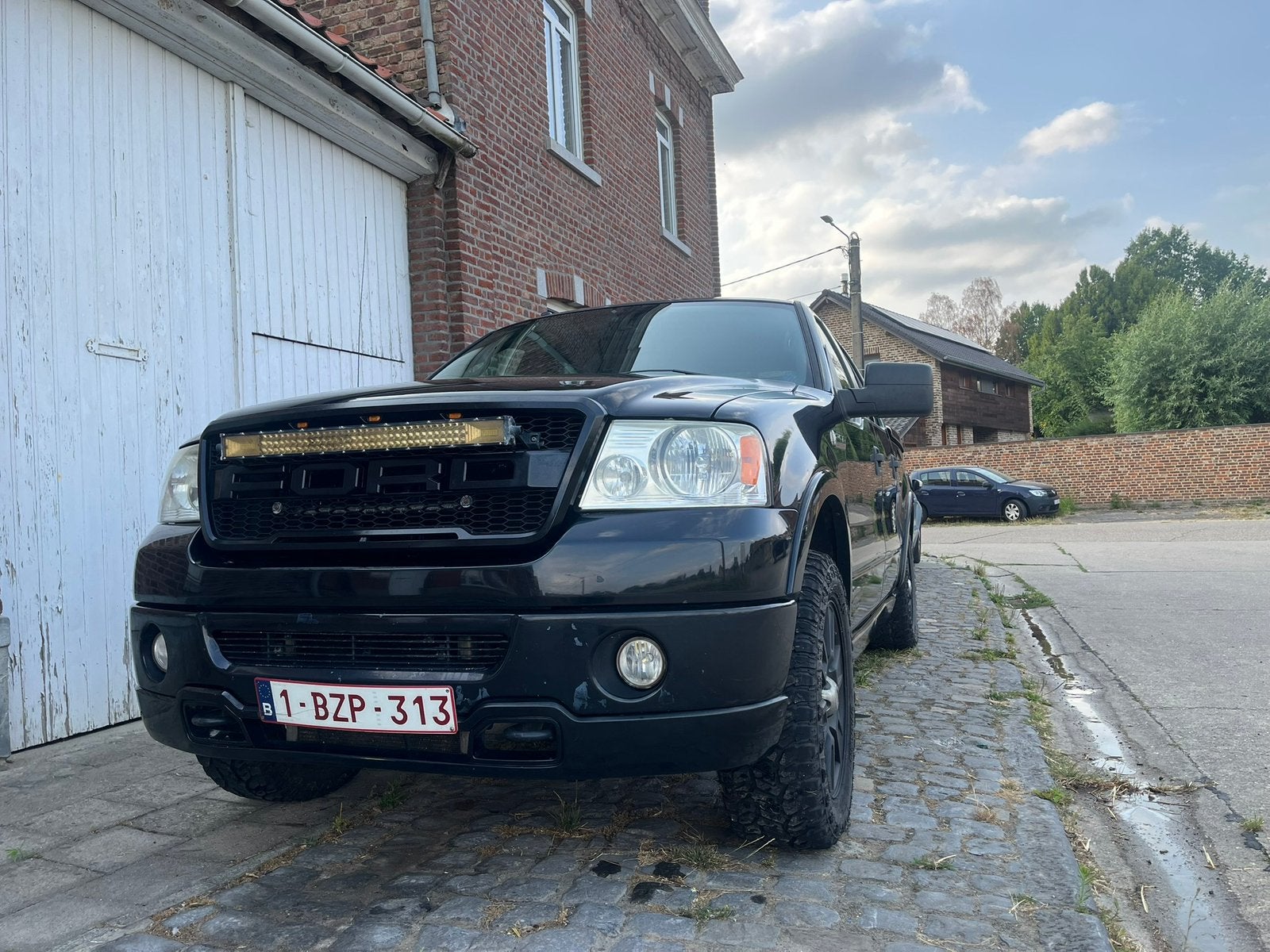Ford f-150 lariat 4x4 supercharged 450 pk, Auto's, Automaat, 5400 cc, Zwart, Leder