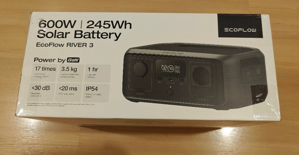 EcoFlow RIVER 3 Portable Power Station, Enlèvement, Neuf, Rechargeable