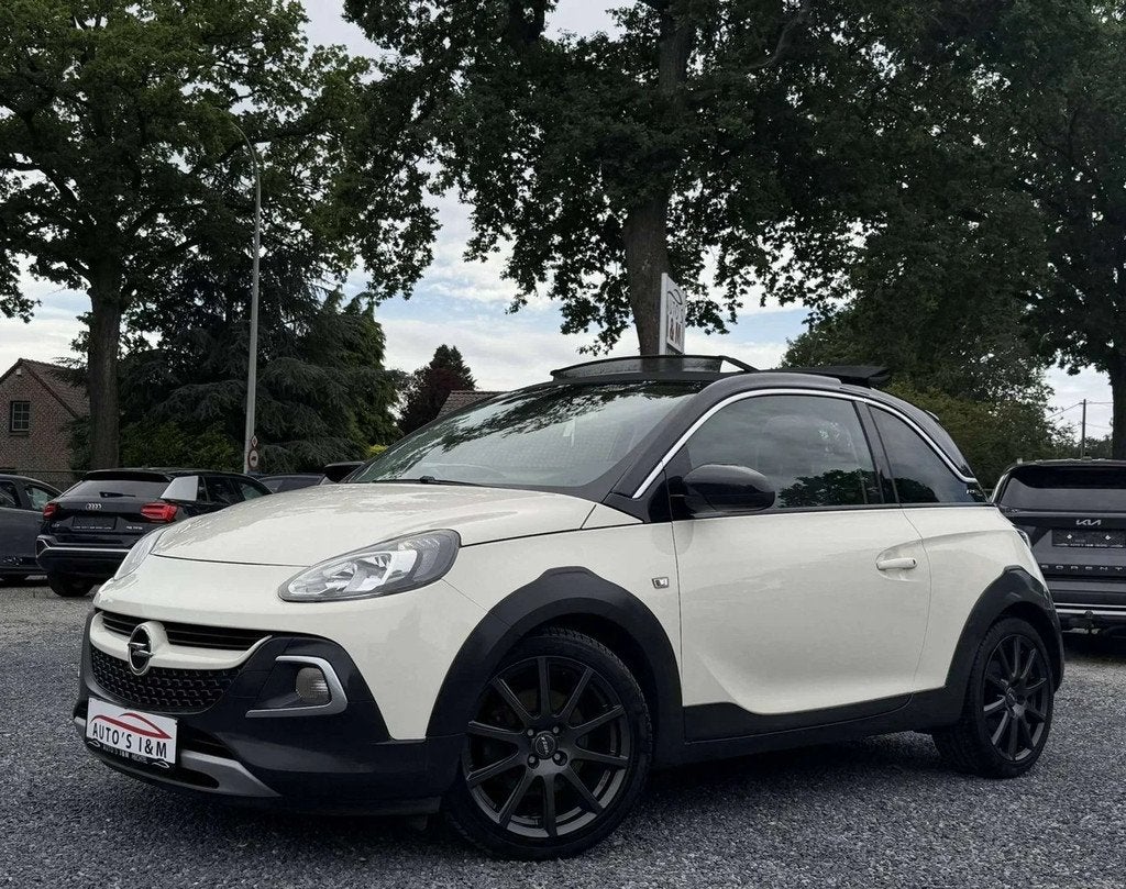 Opel ADAM Rocks 1.0 Turbo Open dak Airco Sensoren Garantie!, ADAM, Gebruikt, Cabriolet, 116 pk