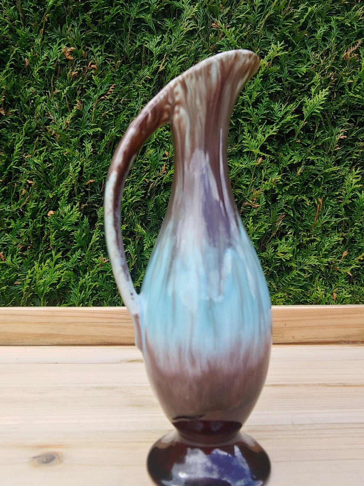 Vintage mid-century keramische solifleurvaas – jaren 50/60, Antiek en Kunst, Ophalen