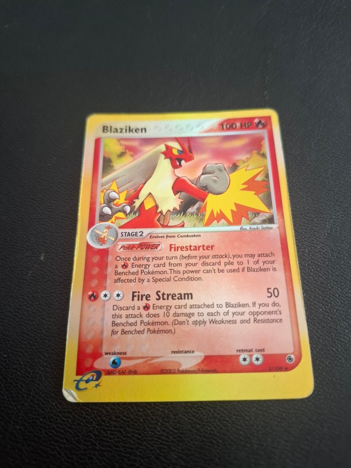 Carte Pokémon Blaziken - Rare et en bon état, Enlèvement ou Envoi