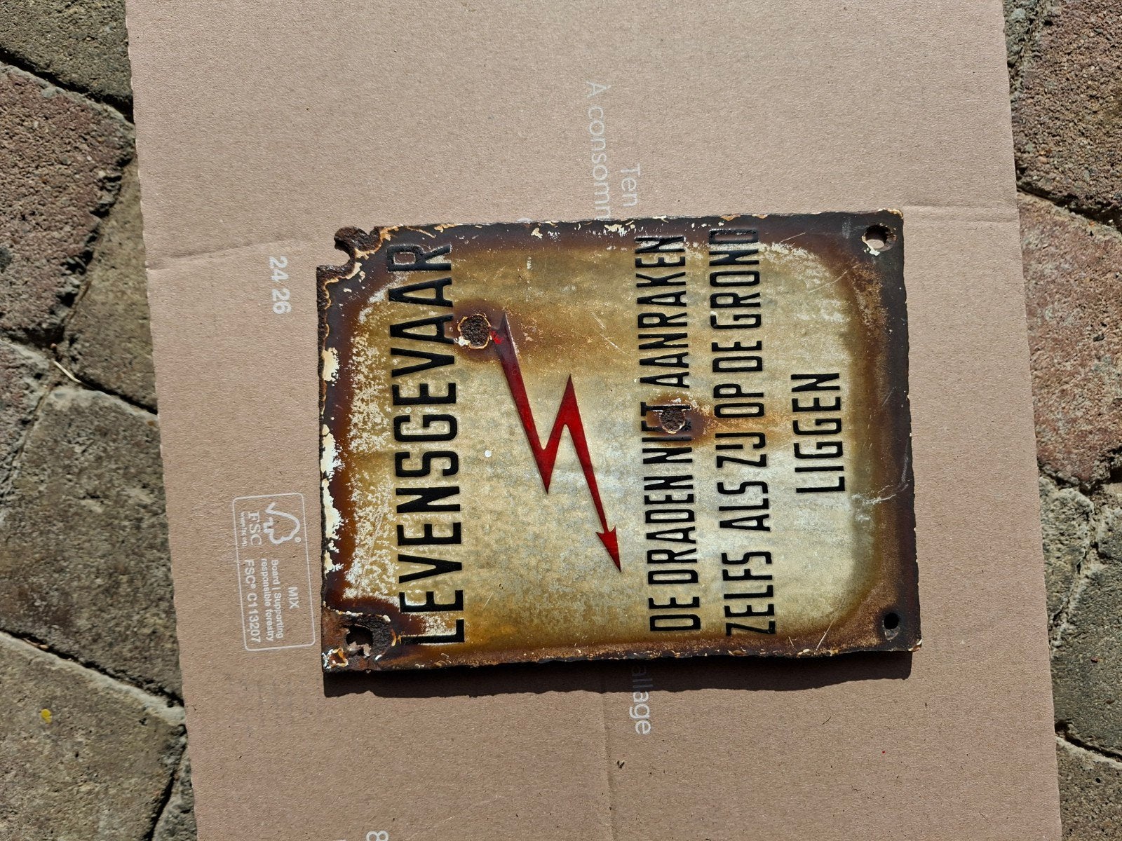 email bord., Ophalen, Gebruikt, Reclamebord