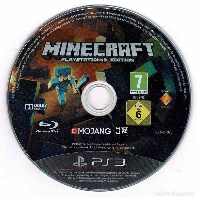 Minecraft Playstation 3 Edition (jeu uniquement), Enlèvement ou Envoi, 1 joueur, À partir de 12 ans, Aventure et Action