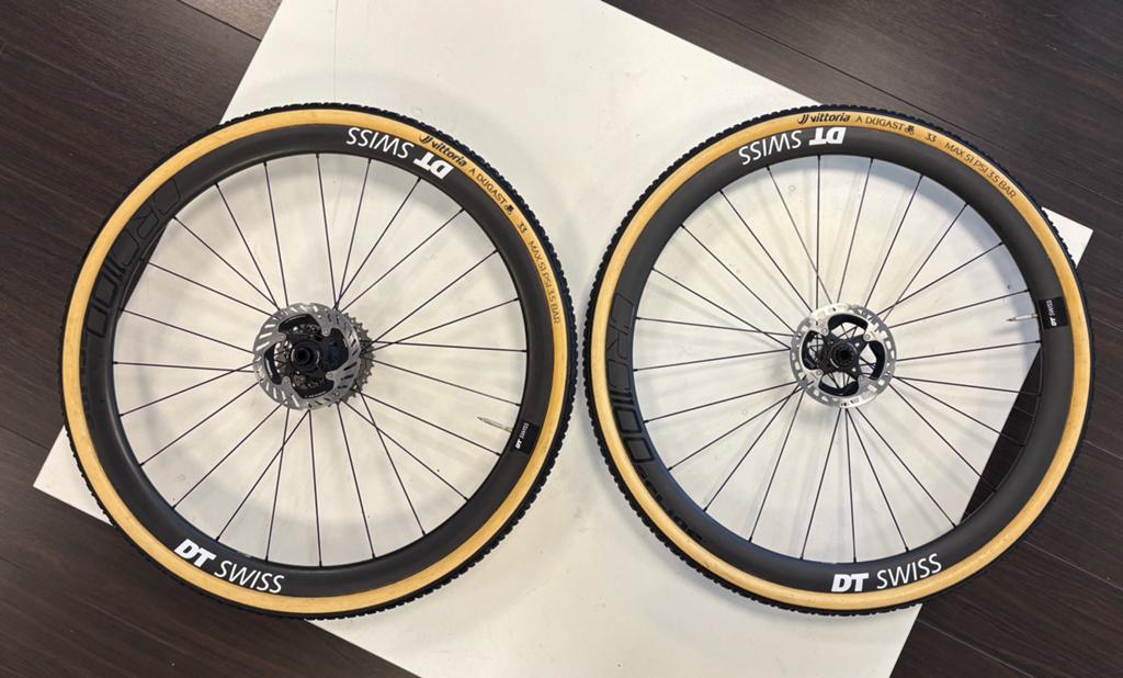 DT Swiss CRC1100 carbon tube wielsets + Dugast tubes, nieuw, Fietsen en Brommers, Ophalen, Zo goed als nieuw, Band, Carbon
