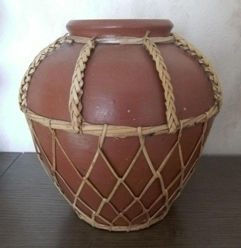 terracotta kruik / vaas / tuinvaas, Tuin en Terras, Tuinvazen, Ophalen