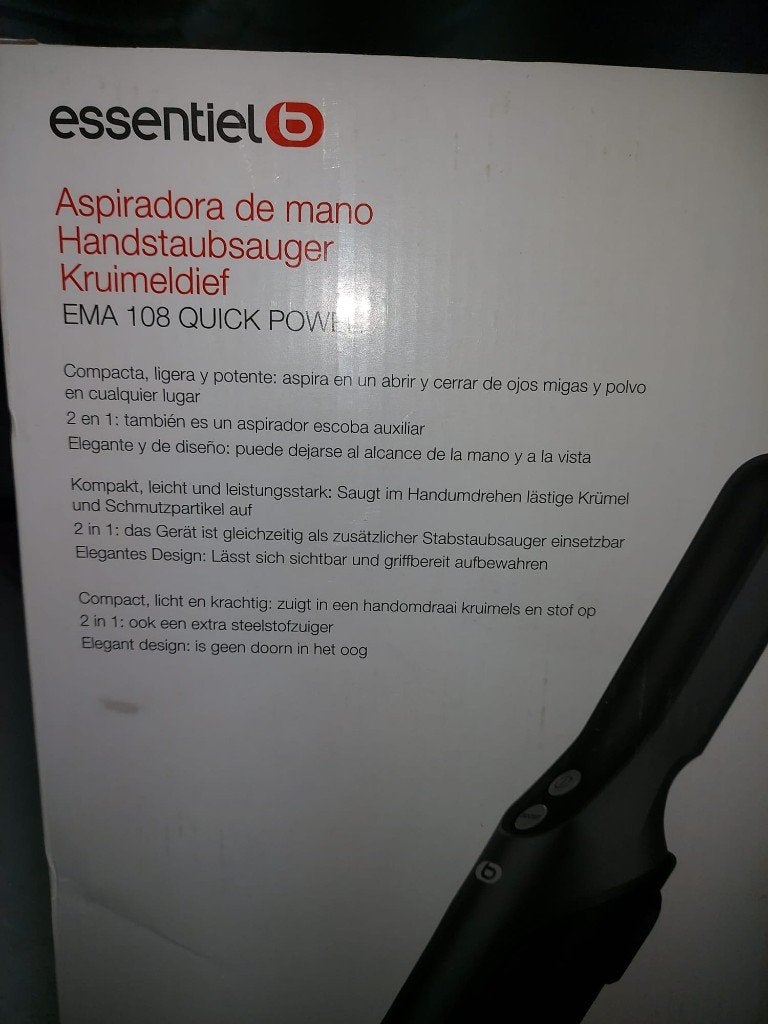 Essentiel EMA 108 quick power, Elektronische apparatuur, Ophalen, Overige merken, Kruimeldief, Nieuw