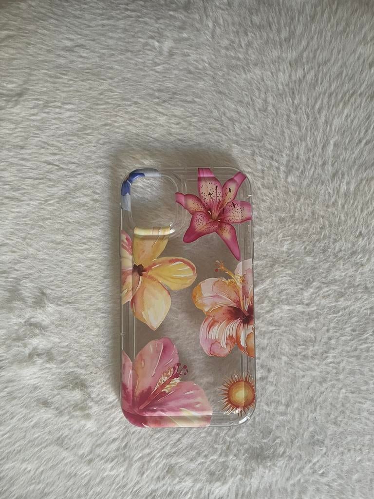 Coque iPhone 11 – fleurs roses – summer girly, Télécoms, Enlèvement ou Envoi, Neuf, IPhone 11, Multicolore