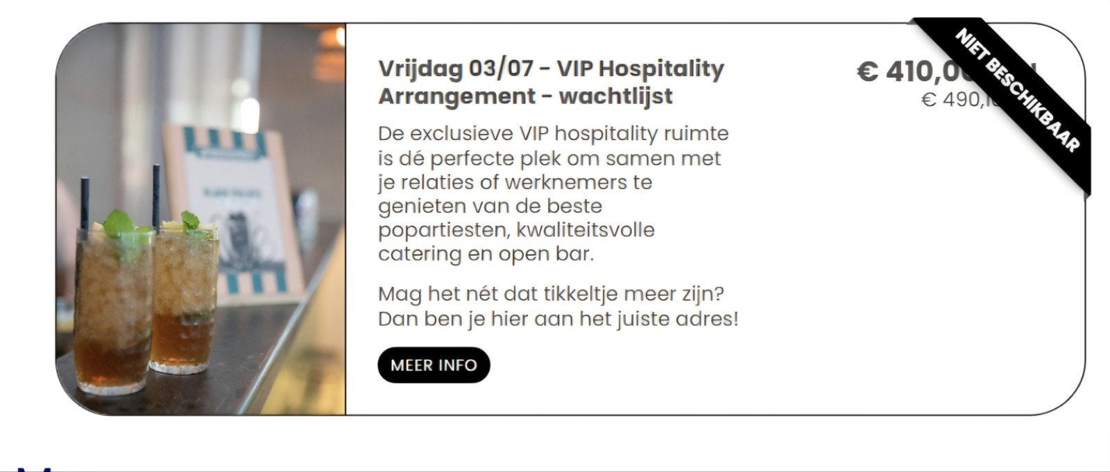 2 VIP Hospitality-tickets – Rock Werchter Vrijdag 3 juli, Tickets en Kaartjes, Recreatie | Dierentuinen