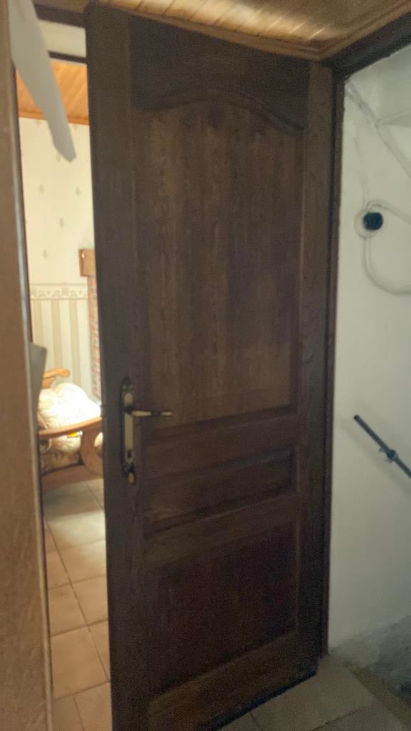 Eiken binnendeur 3stuks, Doe-het-zelf en Bouw, Deuren en Vliegenramen, Ophalen, Gebruikt, Binnendeur