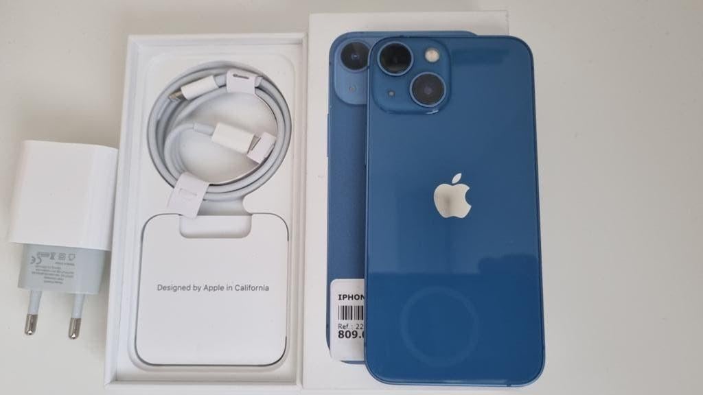 iPhone 13 Mini 128GB blauw — Goede staat -87%, Telecommunicatie, Mobiele telefoons | Apple iPhone, Ophalen, 128 GB, Blauw, Zo goed als nieuw