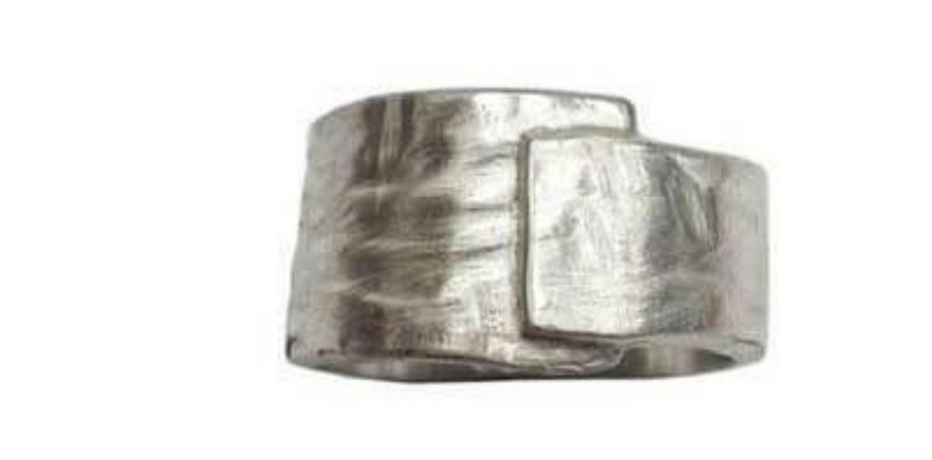 Ring Nico Taeymans…, Ophalen, Zo goed als nieuw, Dame, Zilver