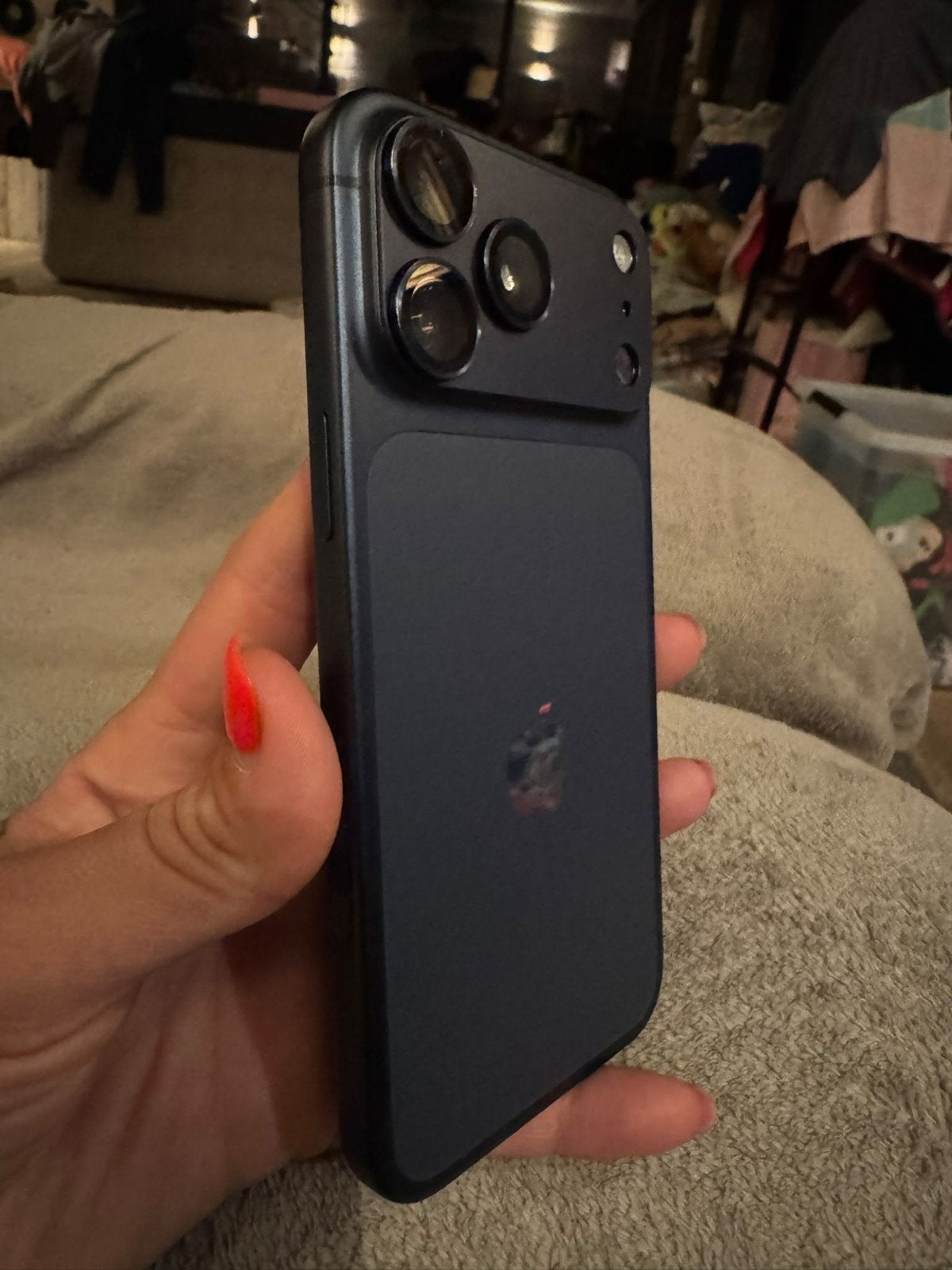 Iphone 17 pro max 256gb als nieuw donkerblauw, Enlèvement ou Envoi, Comme neuf, Apple, Bleu