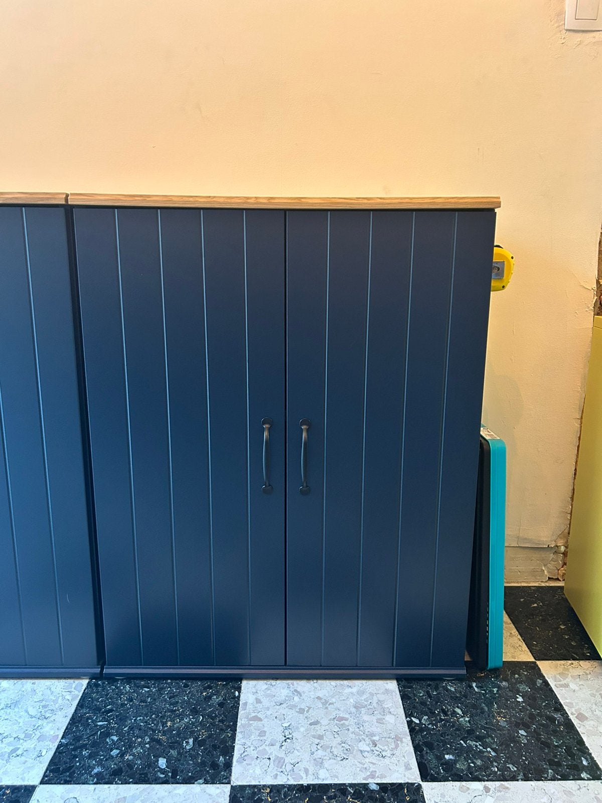 Blauwe kasten IKEA, Huis en Inrichting, Ophalen, Zo goed als nieuw