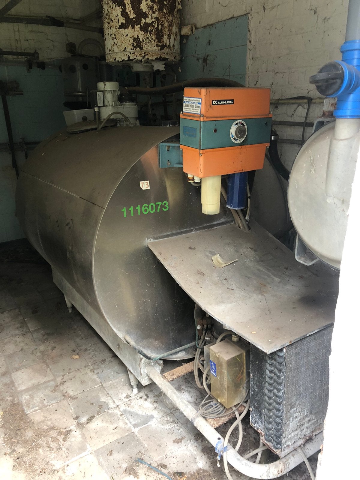 Melkmachine, Ophalen