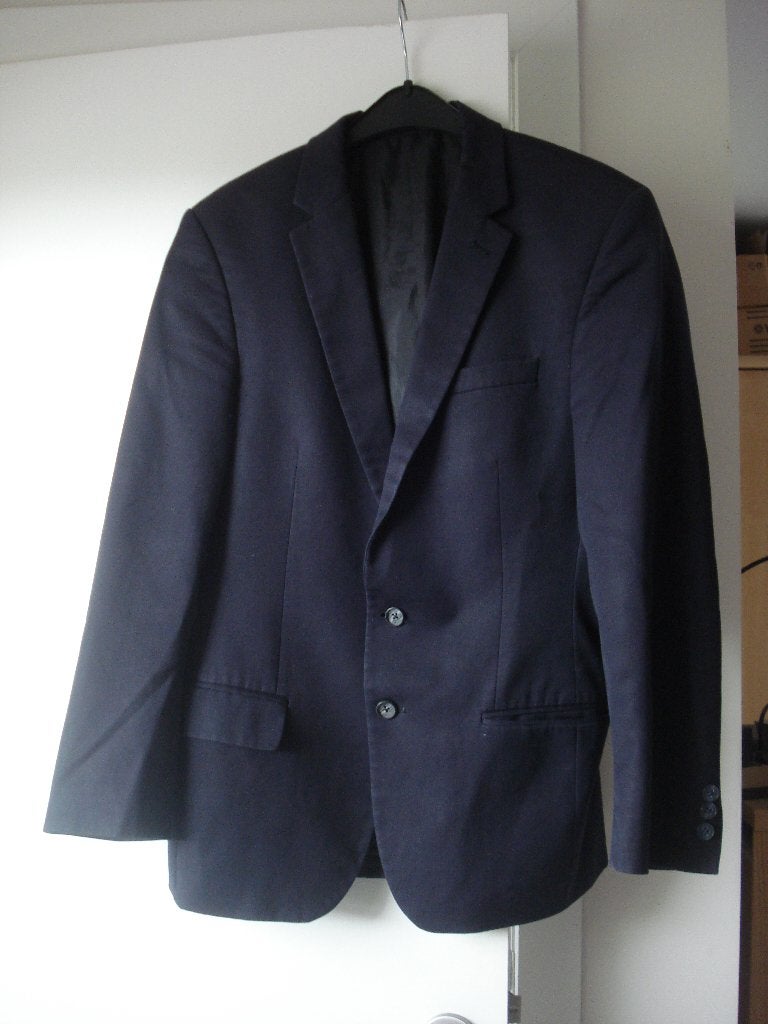 Greiff blauwe blazer, heren/jongens. mt 46, Blauw, Greif, Ophalen of Verzenden, Gedragen