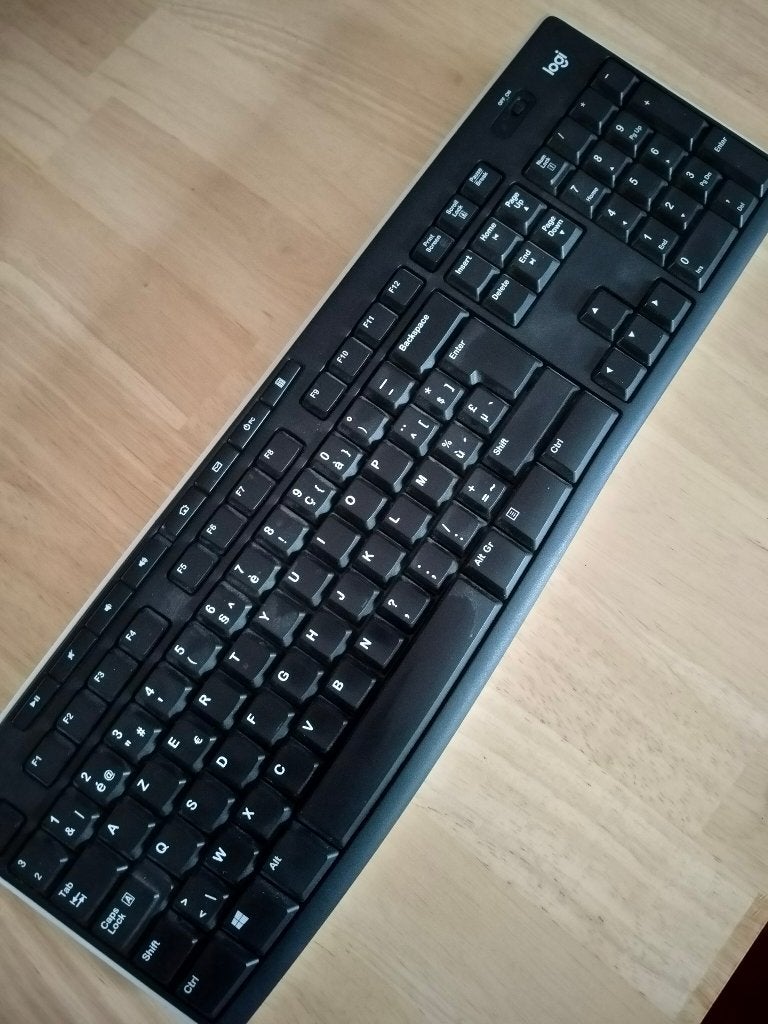 Logitech K270 draadloos AZERTY toetsenbord, Logitech G, Ophalen of Verzenden, Zo goed als nieuw, Draadloos