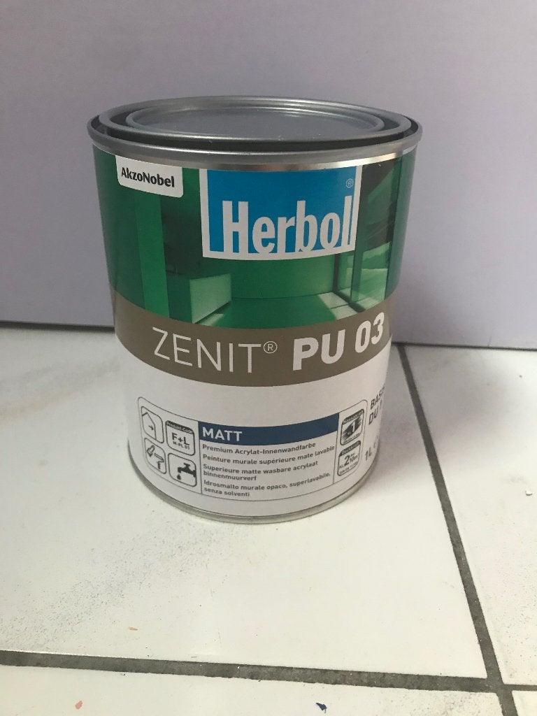 Herbol Zenit Pu03 hoogwaardige matte acrylverf lila NIEUW!, Doe-het-zelf en Bouw, Ophalen, Verf