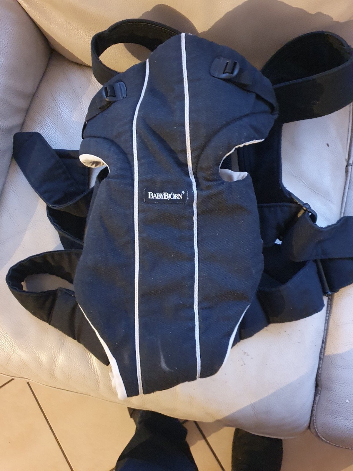 porte bebe, Kinderen en Baby's, Ophalen, Zo goed als nieuw, Buik, Baby Björn