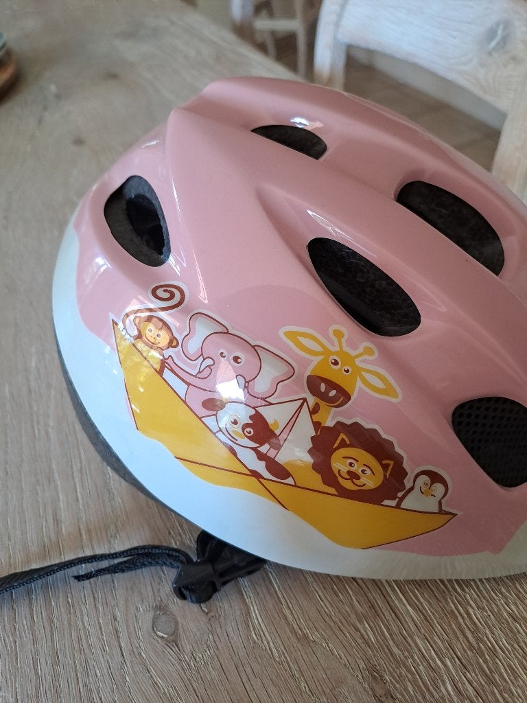 Fietshelm kind, Fietsen en Brommers, Ophalen, Zo goed als nieuw, Meisje