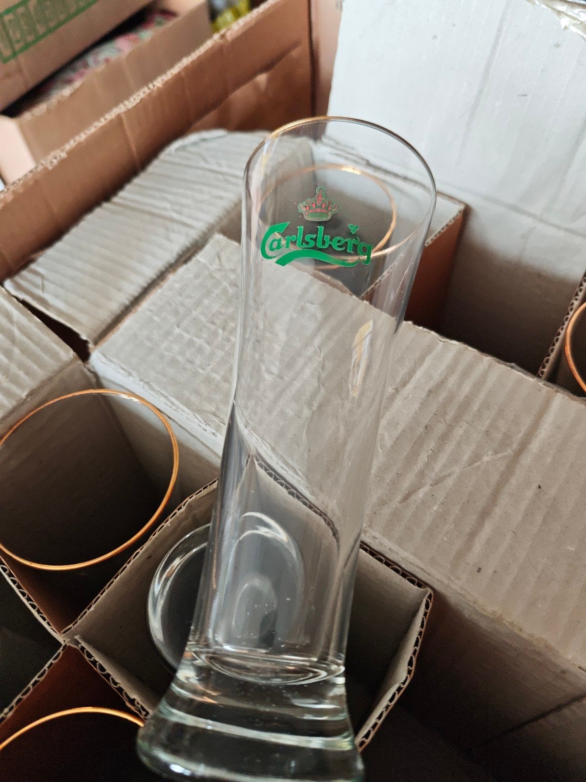 Set de 11 verres Carlsberg, Enlèvement, Neuf, Verre à bière