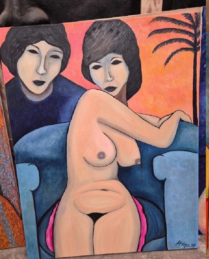 SCHILDERIJ, Antiek en Kunst, Ophalen, Gesigneerd