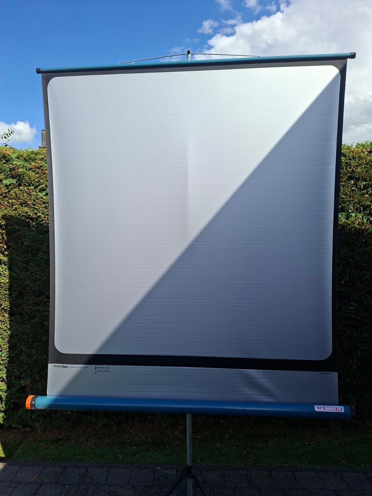 projectiescherm fins mp 130, Ophalen