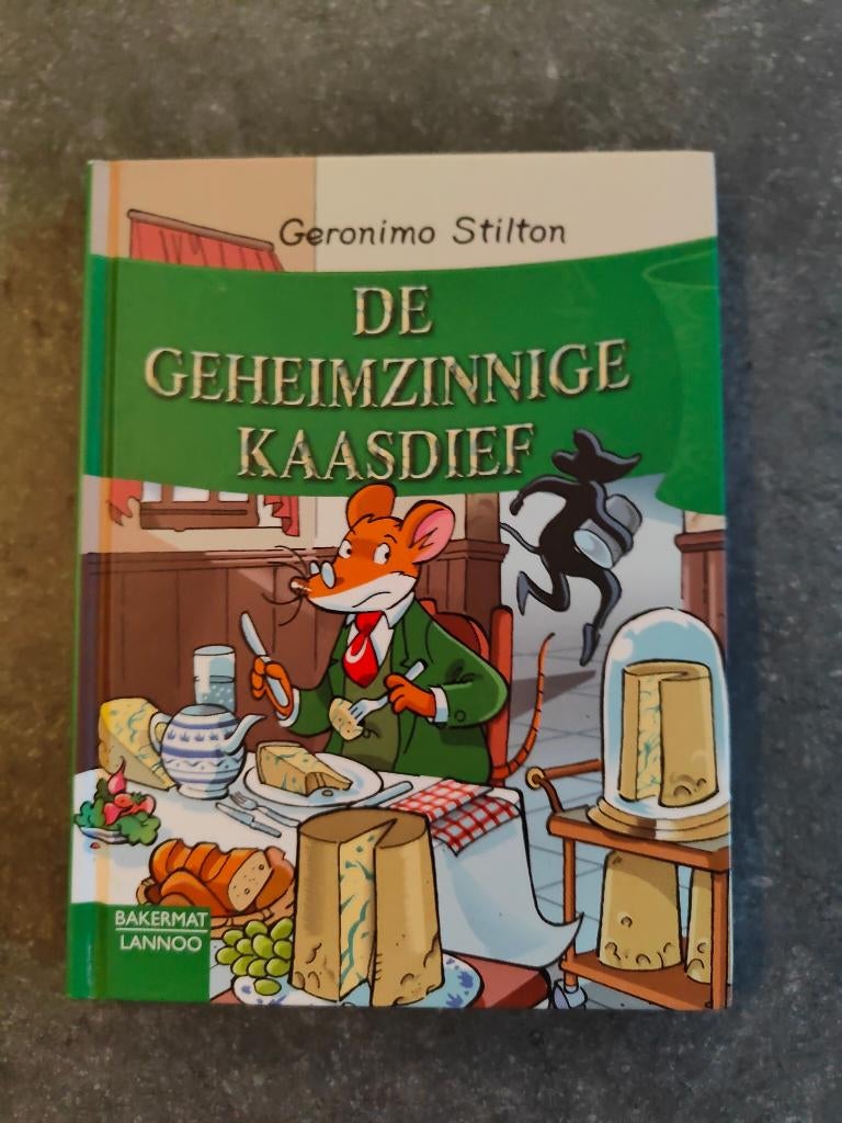 Boek Geronimo Stilton De geheimzinnige kaasdief, Enlèvement ou Envoi, Comme neuf, Geronimo Stilton, Fiction général