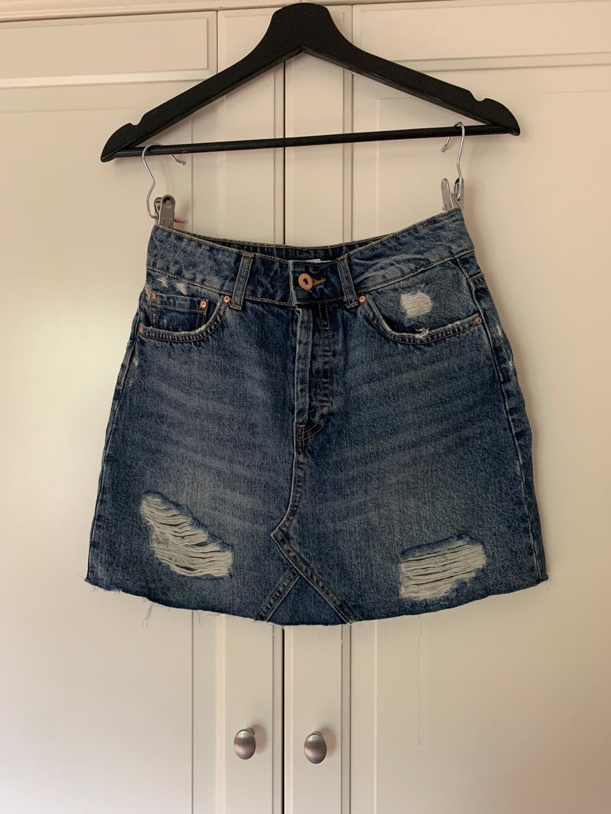 Jeansrok zara, Kleding | Dames, Rokken, Blauw, Nieuw, Ophalen of Verzenden, Knielengte