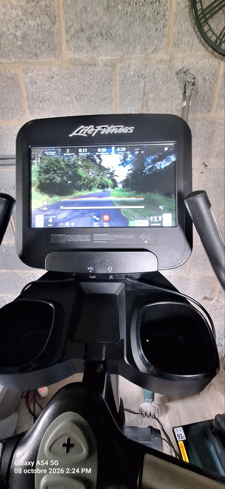 LIFE FITNESSFIETS 95C ELEVATION-SERIE, Ophalen, Zo goed als nieuw