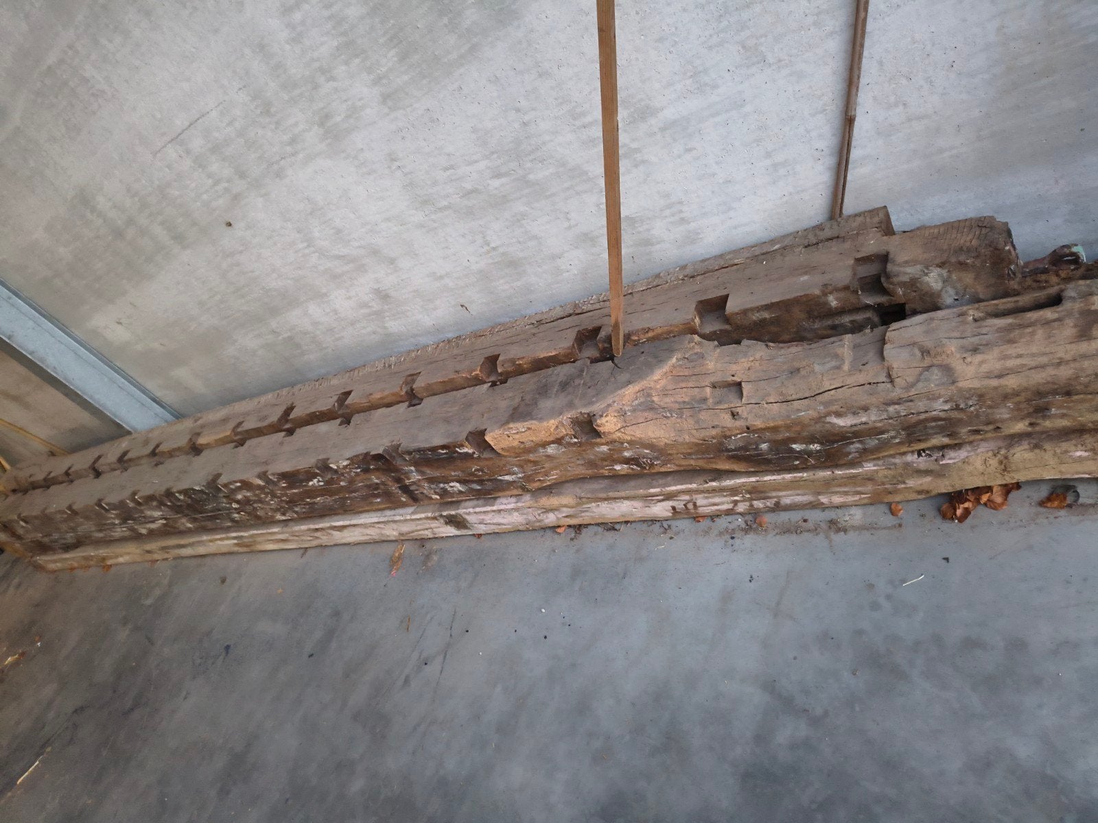 eiken balken, Doe-het-zelf en Bouw, Ophalen of Verzenden, Eiken