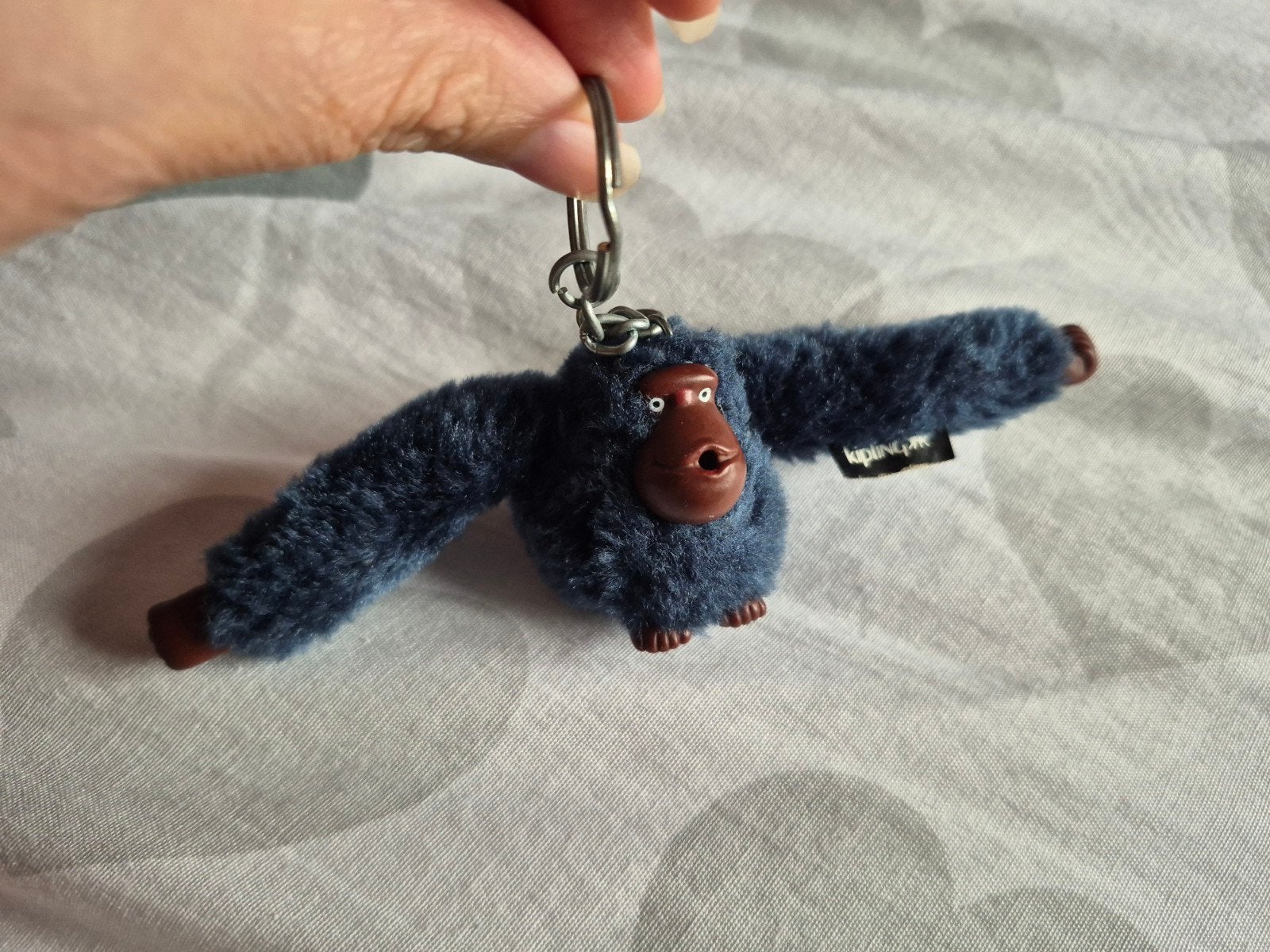 vintage kipling sleutelhanger aapje naam luc 4cm, Ophalen of Verzenden