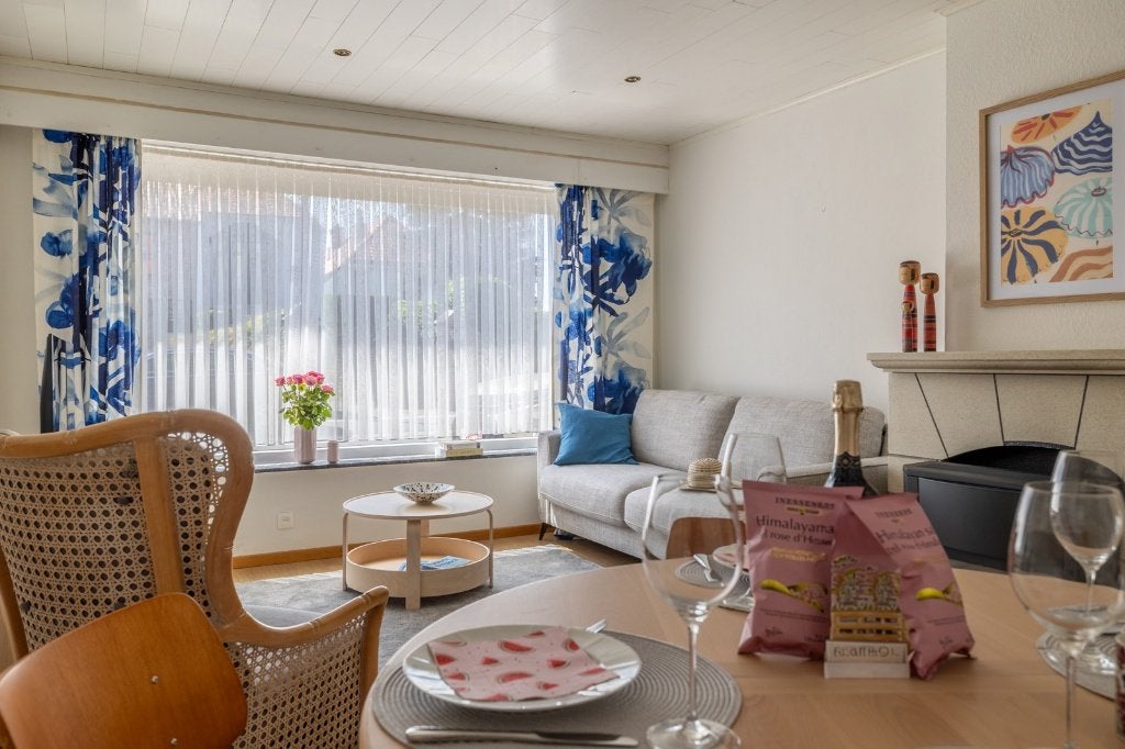 Gelijkvloers woning te huur centrum De Haan - herfst/winter, Immo, 50 m² of meer, Provincie West-Vlaanderen