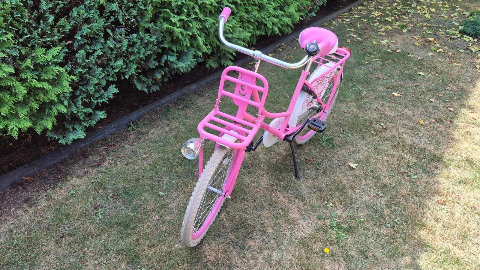 Roze meisjesfiets, Ophalen, Terugtraprem, 22 inch, Zo goed als nieuw