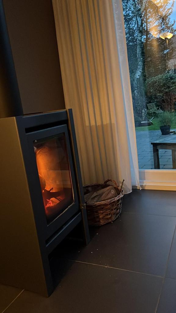 Koutkachel Barabas binnen, Huis en Inrichting, Kachels, Ophalen, Houtkachel