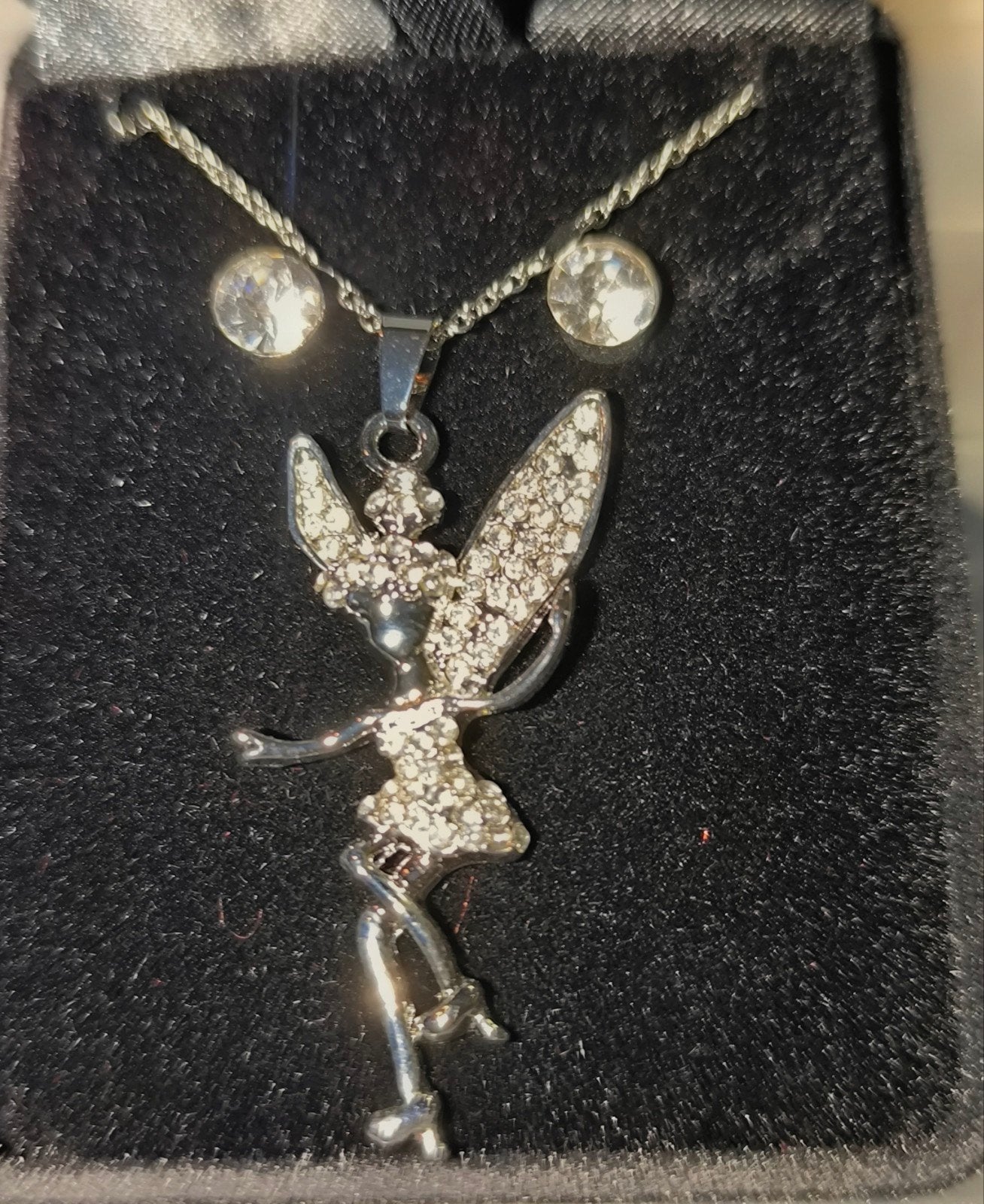 Tinker Bell-set, Overige materialen, Nieuw, Ophalen of Verzenden, Zilver