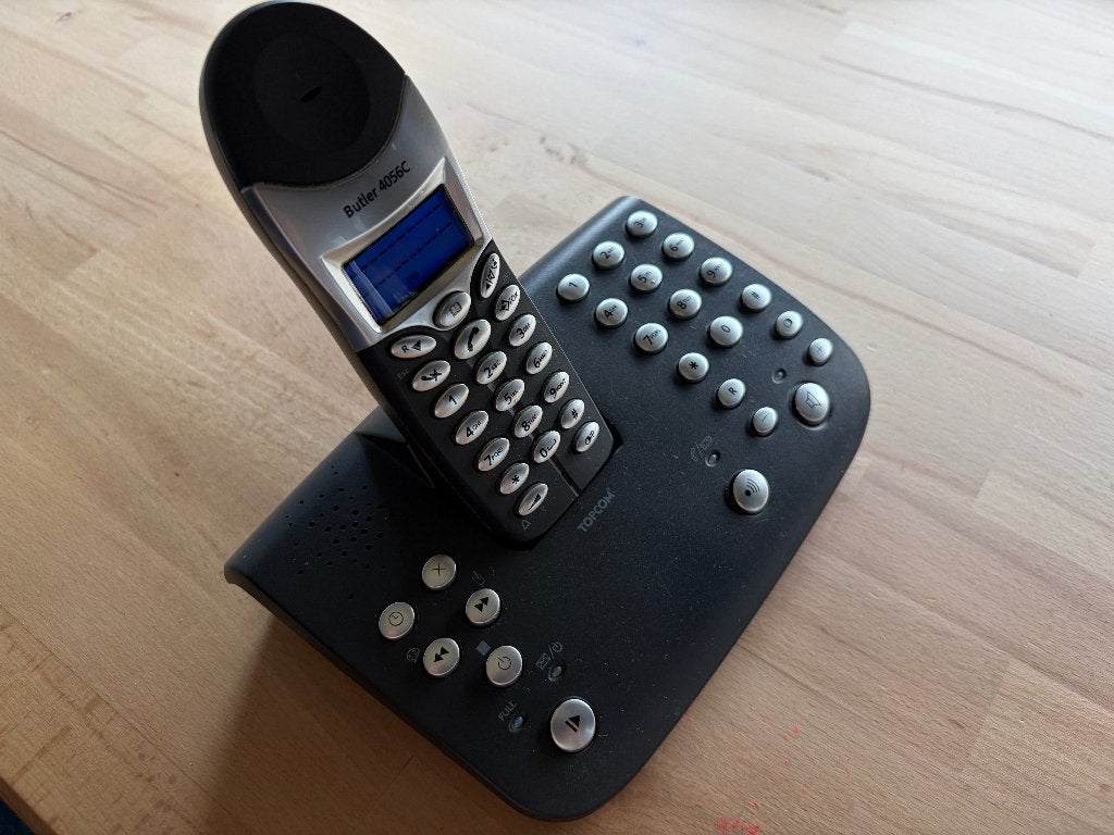 Draadloze telefoon Topcom Butler 4056C, Telecommunicatie, Vaste telefoons | Handsets en Draadloos, Ophalen of Verzenden, Gebruikt