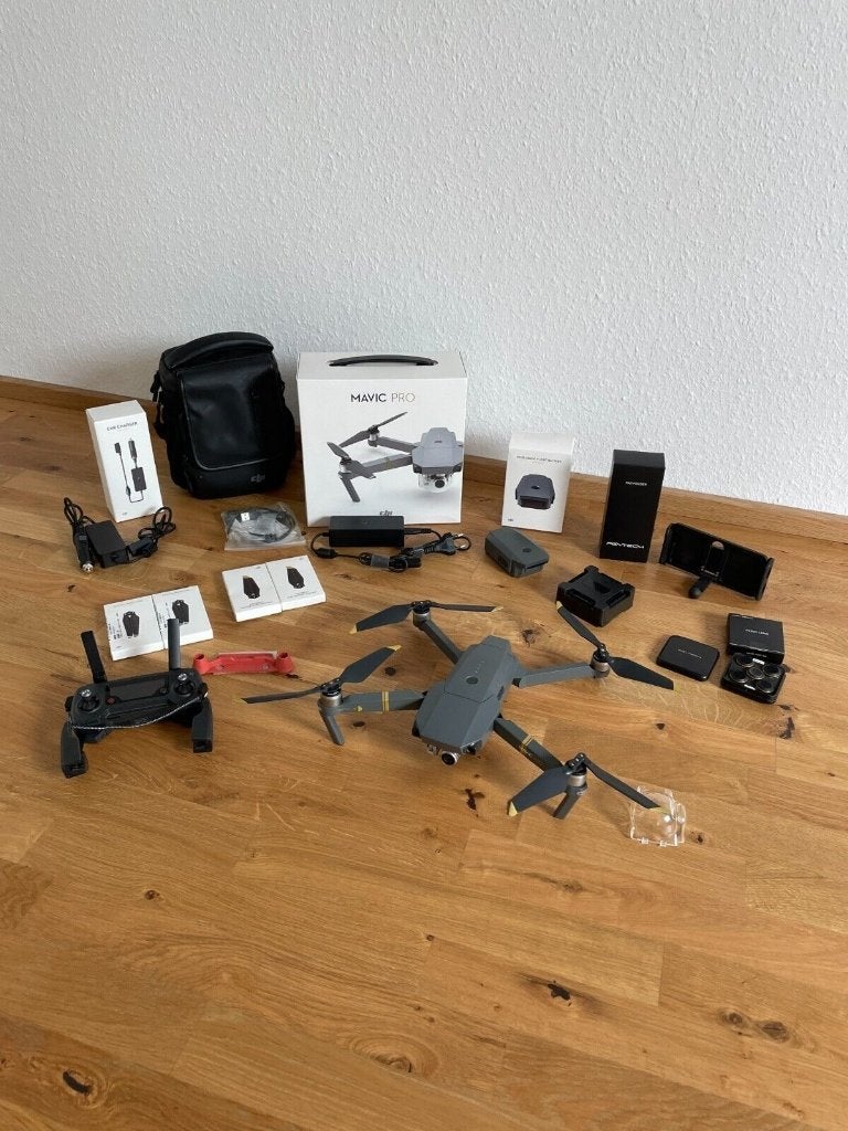 Mavic Pro + toebehoren, Drone avec caméra, Retour au point de départ, 250 à 900 g, Enlèvement ou Envoi