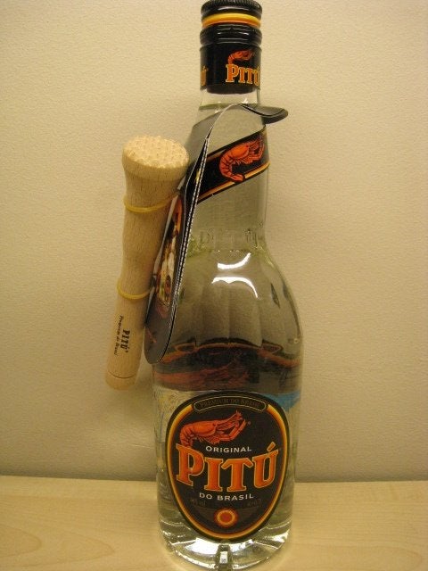 Bouteille de pitu brésilien original, de mojito vr et de cai, Collections, Enlèvement