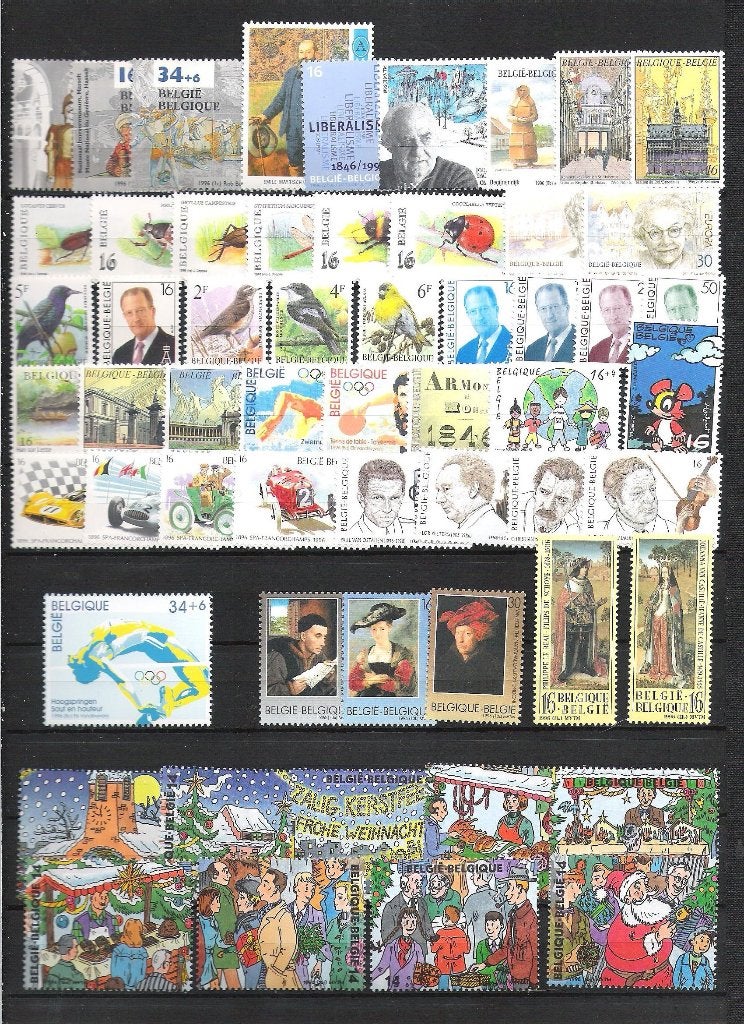 BELGIQUE ; ANNÉE 1996 + BLOC 71/73 + LIVRE 27 XX NET, Neuf, Enlèvement ou Envoi, Gomme originale, Non oblitéré