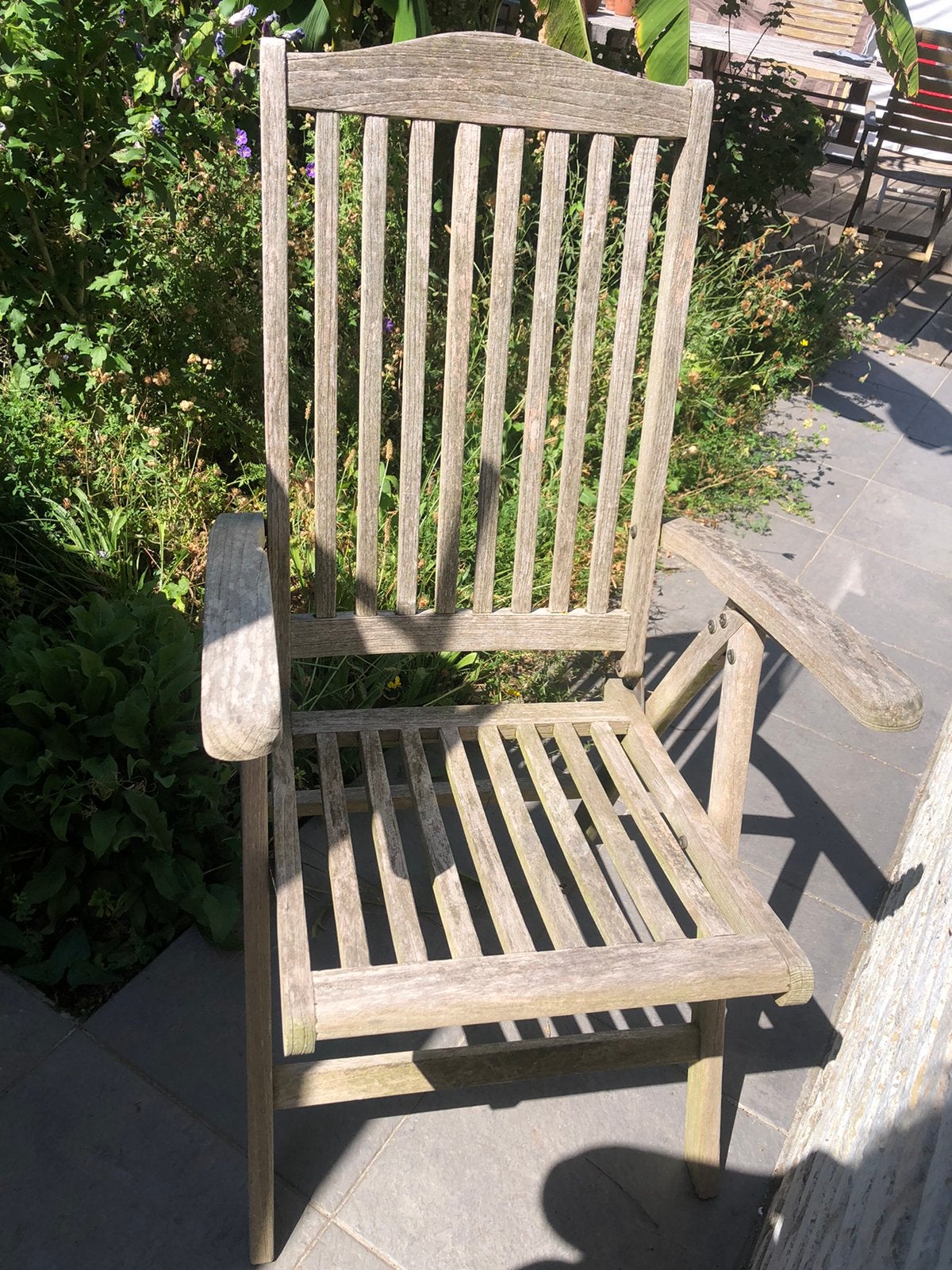 Terrasstoel teak, Tuin en Terras, Ophalen, Zo goed als nieuw