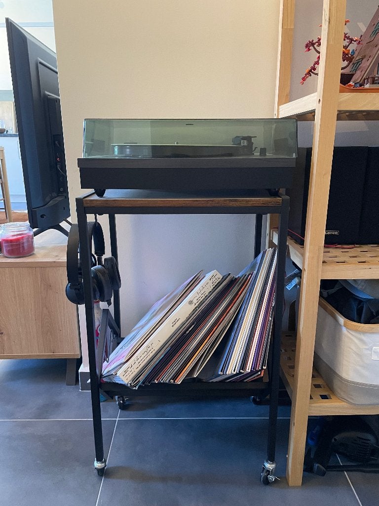 Platenspeler kast, Ophalen, Gebruikt