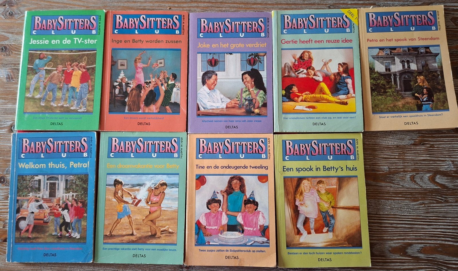 babysittersclub- set van 9 boeken, Ophalen, A.M. Martin