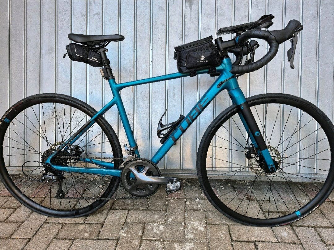 Cube Nuroad koersfiets - blauw maat M, Ophalen of Verzenden, Zo goed als nieuw, Heren, Overige merken