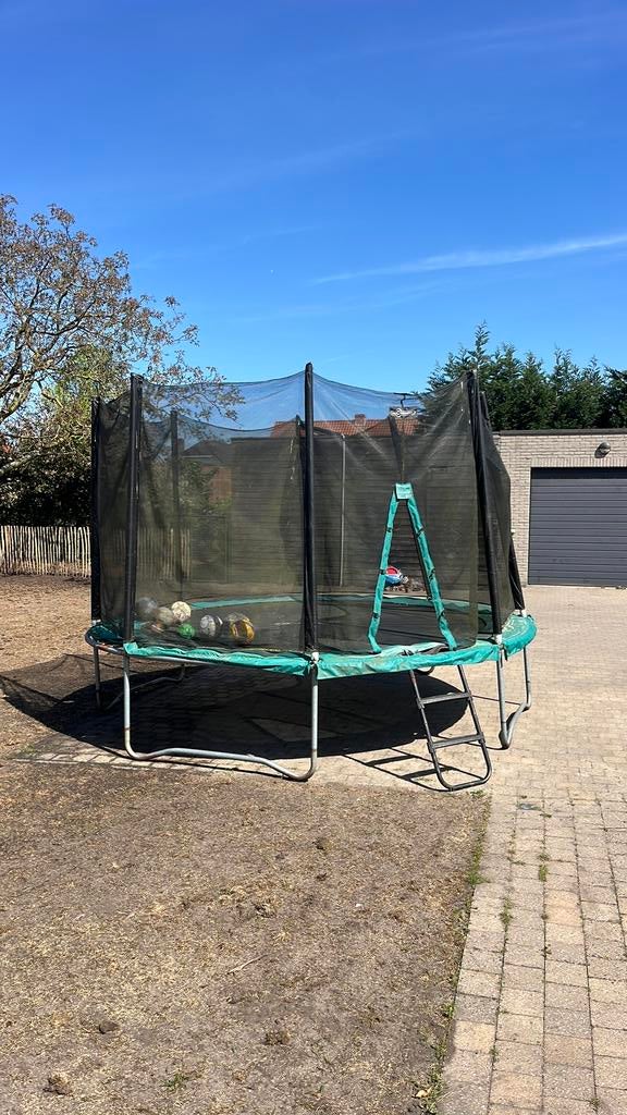 Trampoline in gebruikte staat, Ophalen, Gebruikt